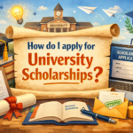 How do I apply for university scholarships